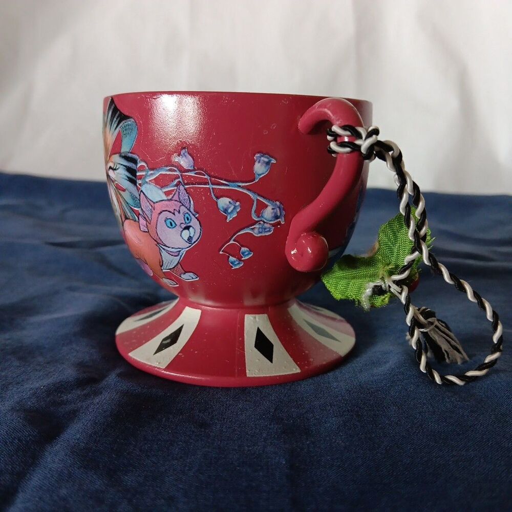 Disney Disney Parks Alice in Wonderland Hand Painted Teacup Ornament Decoupage - Picture 10 of 16